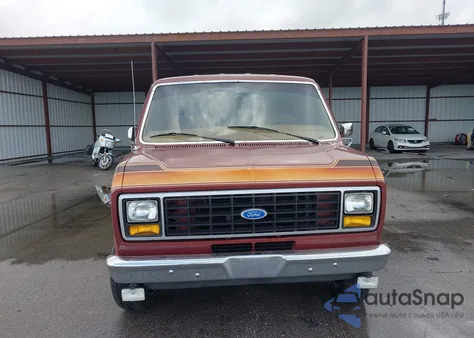 1984 Ford Econoline E150 Van from USA, damaged, VIN 1FDEE14Y8EHA14827